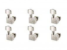 Schaller Original F-Series Standard 21,7 Guitar Tuners Nickel Set 6L 10560120.01.36